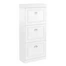Schuhschrank PETRA 53 x 24 x 117 cm weiss