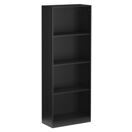 Bücherregal RENATA 4 Fächer 50 x 132 cm schwarz