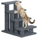 Tiertreppe 4 Stufen 635x43x60cm Grau