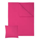 Bettwäsche-Set Baumwolle 200x135cm 2-tlg. Rot