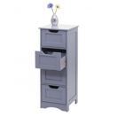 Vintage Kommode Nostalgie 4 Schubladen 80x30x26cm grau