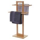Handtuchhalter Handtuchständer freistehend, Bambus 80x42x27cm Handtuchhalter Handtuchständer freistehend, Bambus 80x42x27cm