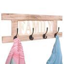 Wandgarderobe Vintage ~ naturbraun