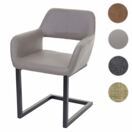 Esszimmerstuhl Lehnstuhl Retro 50`s Design ~ taupe