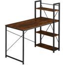 Computer-Schreibtisch Hershey 122x61x120cm Industrial dunkelbraun