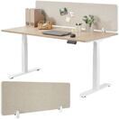 Schreibtisch Trennwand Noisy beige 130 x 40 cm Schreibtisch Trennwand Noisy beige 130 x 40 cm