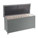Poly-Rattan Kissenbox Premium grau 63x135x52cm ~ 320l Poly-Rattan Kissenbox Premium grau 63x135x52cm ~ 320l