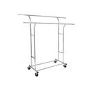 Metall-Kleiderständer Garderobenständer Heavy 110kg 129-169cm Chrom