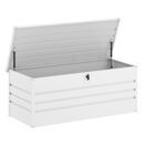 Gartenbox wasserdicht MONACO 165 x 70 x 64 cm 600L weiss Gartenbox wasserdicht MONACO 165 x 70 x 64 cm 600L weiss