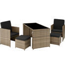 Rattan-Sitzgruppe Palermo natur