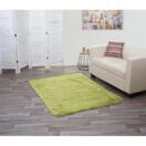 Teppich Shaggy Hochflor flauschig 160x120cm ~ grün Teppich Shaggy Hochflor flauschig 160x120cm ~ grün