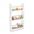 Bücherregal Kinderzimmer DREAMYCLOUD 43 x 80 cm weiss/natur