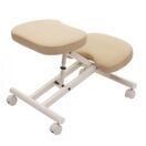 Kniestuhl Sitzhocker Bürostuhl höhenverstellbar mit Rollen creme Kniestuhl Sitzhocker Bürostuhl höhenverstellbar mit Rollen creme