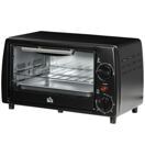 Mini Backofen 10L 750W mit 60-Min Timer Schwarz