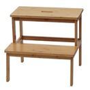 Tritt Leiter Tritthocker Trittbank Holzhocker Bambus 43x47x38cm Tritt Leiter Tritthocker Trittbank Holzhocker Bambus 43x47x38cm