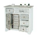 Apothekerkommode Apothekerschrank Shabby Chic 92x88x35cm weiss Apothekerkommode Apothekerschrank Shabby Chic 92x88x35cm weiss