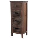 Shabby Kommode 74x30x25cm Vintage ~ braun