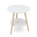 Beistelltisch HERDA rund 40 cm weiss
