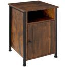 Nachttisch Blackburn 40x42x60,5cm Industrial dunkelbraun