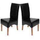 2x Esszimmerstuhl Latina LEDER ~ schwarz helle Beine 2x Esszimmerstuhl Latina LEDER ~ schwarz helle Beine