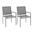 Gartenstuhl ZILLY 2er Set anthrazit Gartenstuhl ZILLY 2er Set anthrazit