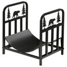 Kaminholzregal 42x335x43cm bis 50kg kompakt Schwarz Kaminholzregal 42x335x43cm bis 50kg kompakt Schwarz