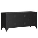 TV Möbel Metall ANTEY 120 x 58 cm schwarz TV Möbel Metall ANTEY 120 x 58 cm schwarz