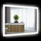 Badspiegel mit LED-Beleuchtung mit Touchschalter 70x50cm Badspiegel mit LED-Beleuchtung mit Touchschalter 70x50cm