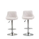 Barhocker Jasper weiss im 2er-Set Barhocker Jasper weiss im 2er-Set