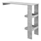 Bartisch Sölvesborg 120x45x106cm für Wandmontage Betonoptik