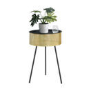 Beistelltisch Gällivare 65 x 40 cm Metall Gold