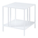Beistelltisch Kumlinge 45x45x47cm Weiss Beistelltisch Kumlinge 45x45x47cm Weiss