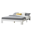 Holzbett Raisio 160x200 cm mit Lattenrost Weiss