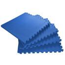 Bodenmatte 61 x 61 x 2 cm blau 4er Set
