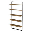 Bücherregal Emmaboda 195x80x30cm mit 5 Ablageflächen Holz