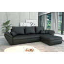 Ecksofa CAESAR schwarz