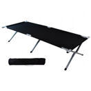 Campingbett klappbar ALU schwarz Campingbett klappbar ALU schwarz