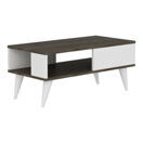Couchtisch Ludvika 40x90x45cm Walnussoptik/Weiss Couchtisch Ludvika 40x90x45cm Walnussoptik/Weiss