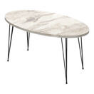 Couchtisch Skaevinge 43x90x50cm Marmorweiss Couchtisch Skaevinge 43x90x50cm Marmorweiss
