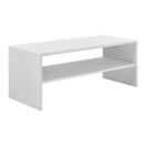 Couchtisch Trier 100x40x40 cm mit Ablage Weiss