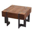 Couchtisch Tanne Holz rustikal massiv braun 60x60cm Couchtisch Tanne Holz rustikal massiv braun 60x60cm