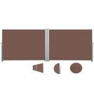 Doppelseitenmarkise 160 x 600 cm braun Doppelseitenmarkise 160 x 600 cm braun