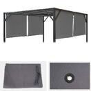 Ersatzdach Ersatzbezug Pergola Baia 3x3m Grau Ersatzdach Ersatzbezug Pergola Baia 3x3m Grau