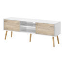 Fernsehtisch Eskilstuna 120 x 29.5 x 46.5 cm mit 2 Schranktüren