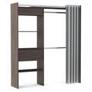 Garderobe Kleiderschrank GUEST braun Garderobe Kleiderschrank GUEST braun