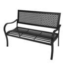Gartenbank ANNA 125 cm schwarz Gartenbank ANNA 125 cm schwarz