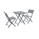 Gartenmöbel LAGO Set Rattan grau Gartenmöbel LAGO Set Rattan grau