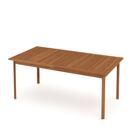 Gartentisch Holz ausziehbar AMADORA 240 x 95 cm Gartentisch Holz ausziehbar AMADORA 240 x 95 cm