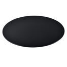 Glasplatte D:70cm Glas Schwarz