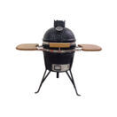KAMADO Grill BBQ mit Seitenablagerungen KAMADO Grill BBQ mit Seitenablagerungen